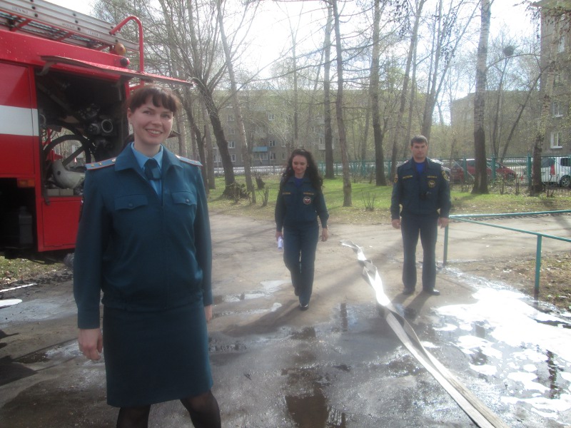 Пожарная служба в действии